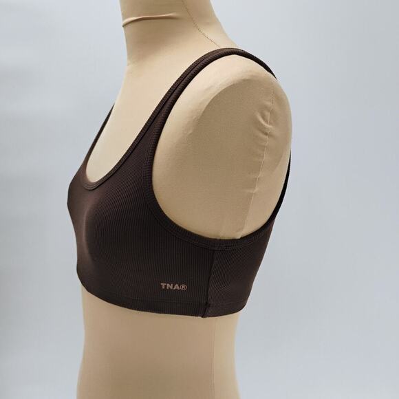 TNA brown sleevless tank cropped womens Size: M - Picture 6 of 15
